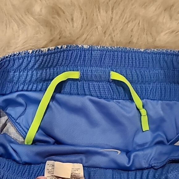 Nike womens blue and‎ lime green work put shorts size small - Picture 6 of 7